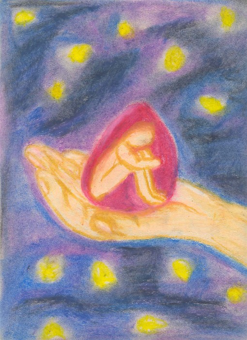 The Cosmic Hand That Holds Us Before Birth